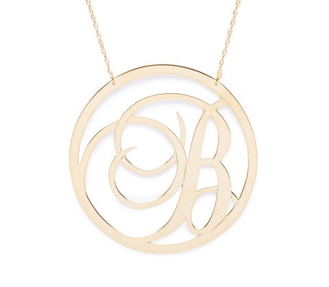 Beso Initial Necklace