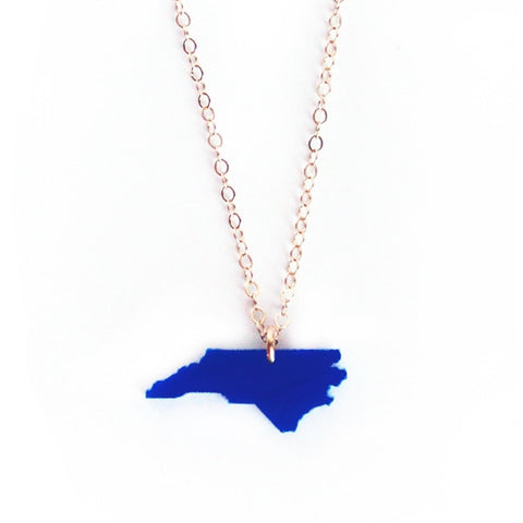 Acrylic State Necklace