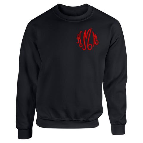 Pullover with Small Monogram
