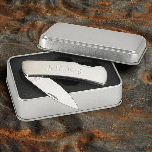 Personalized Stainless Steel Knife Set of 5
