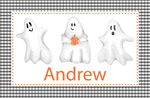 Personalized Halloween Reversible Placemat