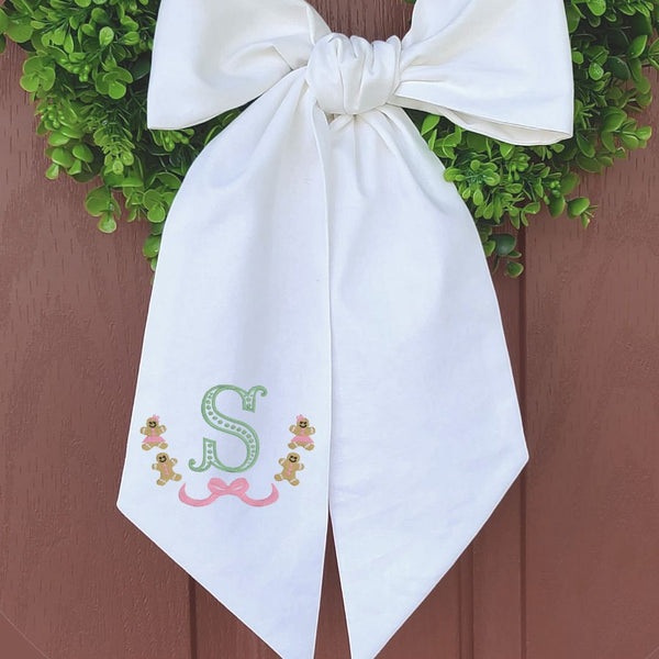 Gingerbread Wreath Sash