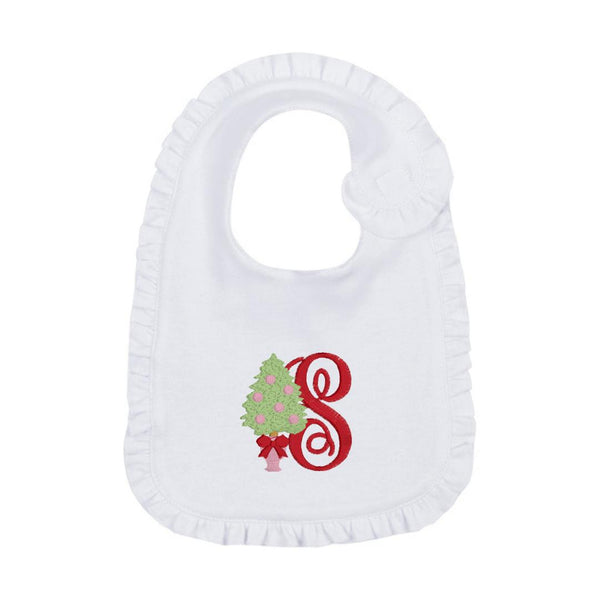 Personalized with Monogram or Name christmas bib 1