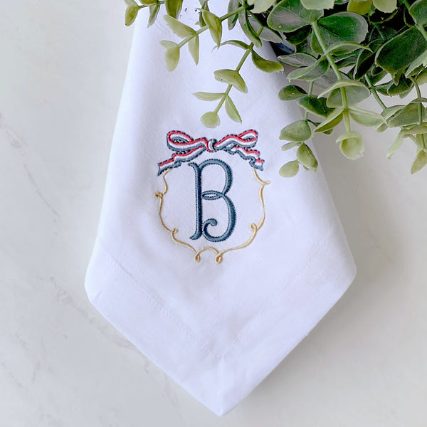 Patriotic Bow Napkins