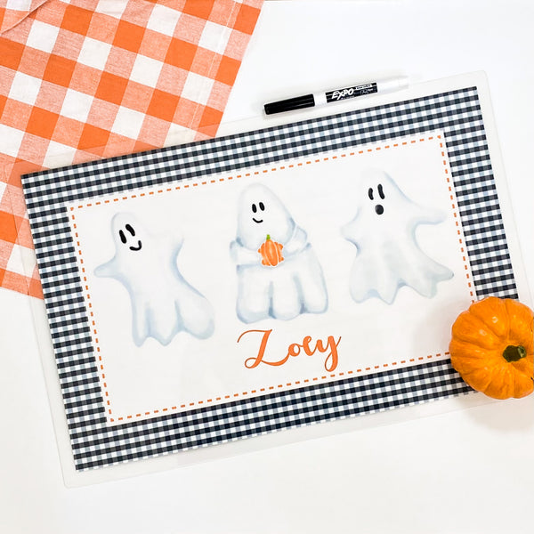 Halloween Ghost Reversible Placemat