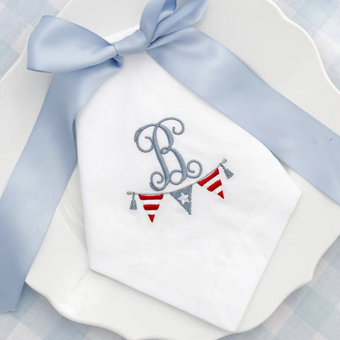 Patriotic Flag Pendant Napkins