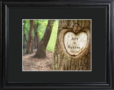Tree of Love Print with Wood Frame