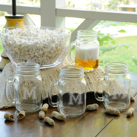 Collegiate Jar Glass Set of 4