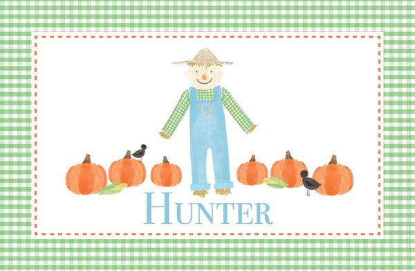Personalized Boy Fall Reversible Placemat