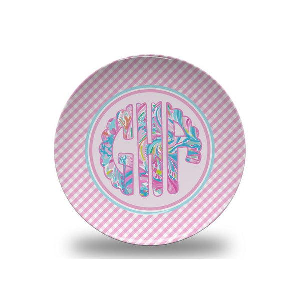 Monogrammed Lilly Inspired Bowl