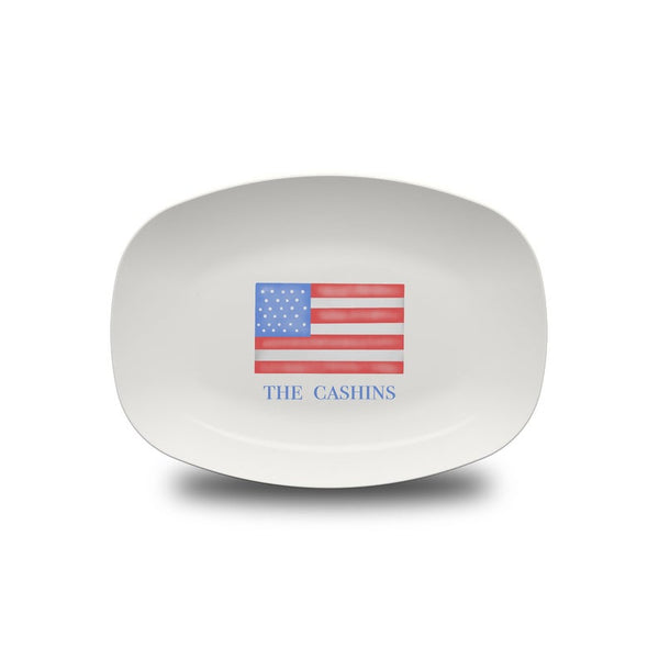 Personalized Outdoor Flag Platter
