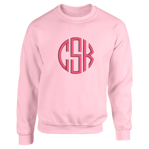 Pullover with Large Monogram