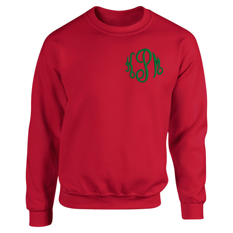 Pullover with Small Monogram