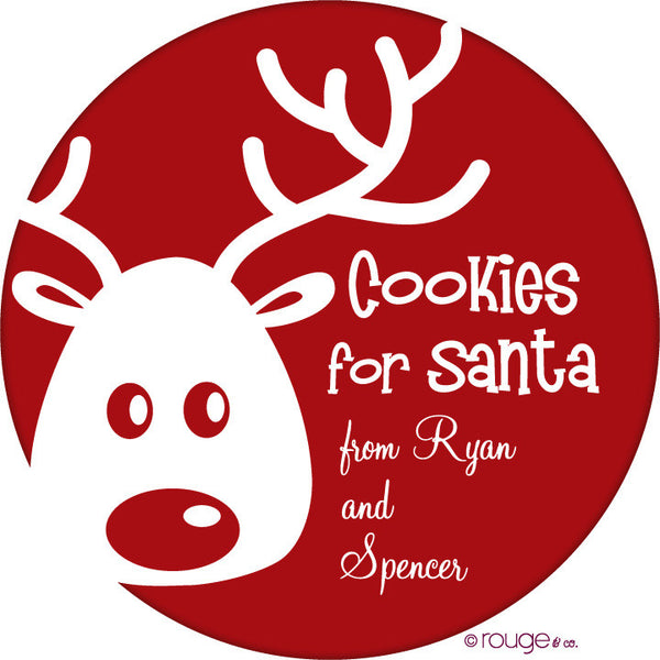 Cookies for Santa Plate