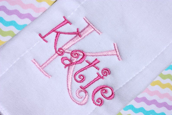 Pink Burp Cloth - Set of 1
