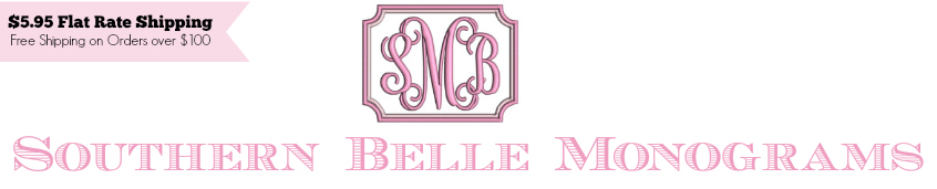 Personalized Boxers  Southern Belle Monograms